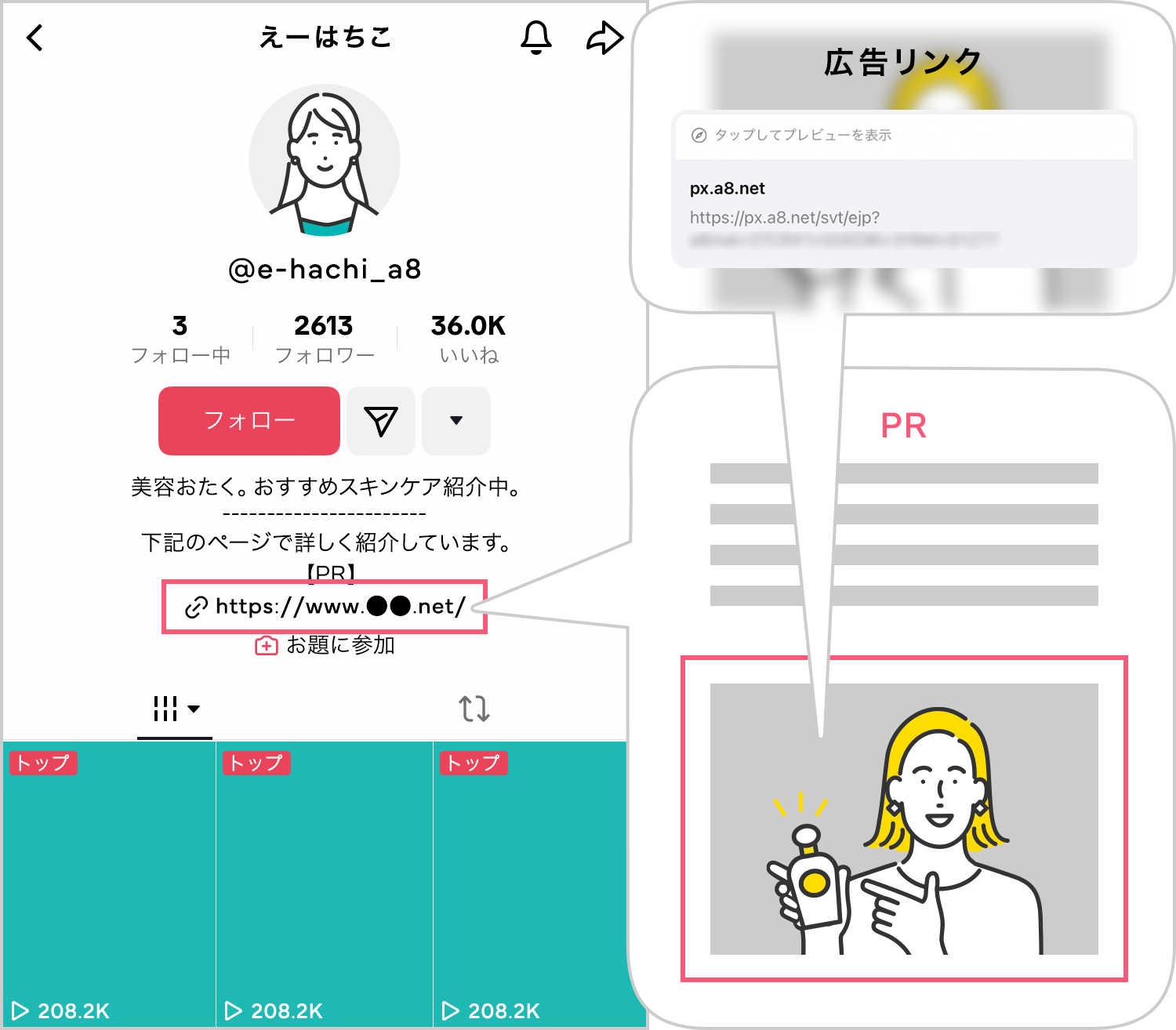 別サイト・ブログなどのURLを記載