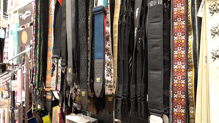イケベ楽器店のギターストラップ