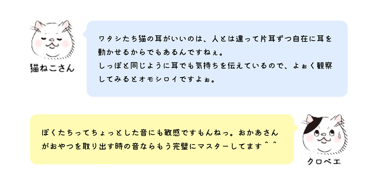 キャラクターのやり取り
