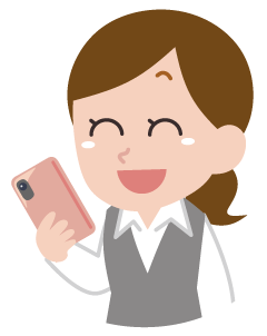 スマホでアフィリエイトするイメージ